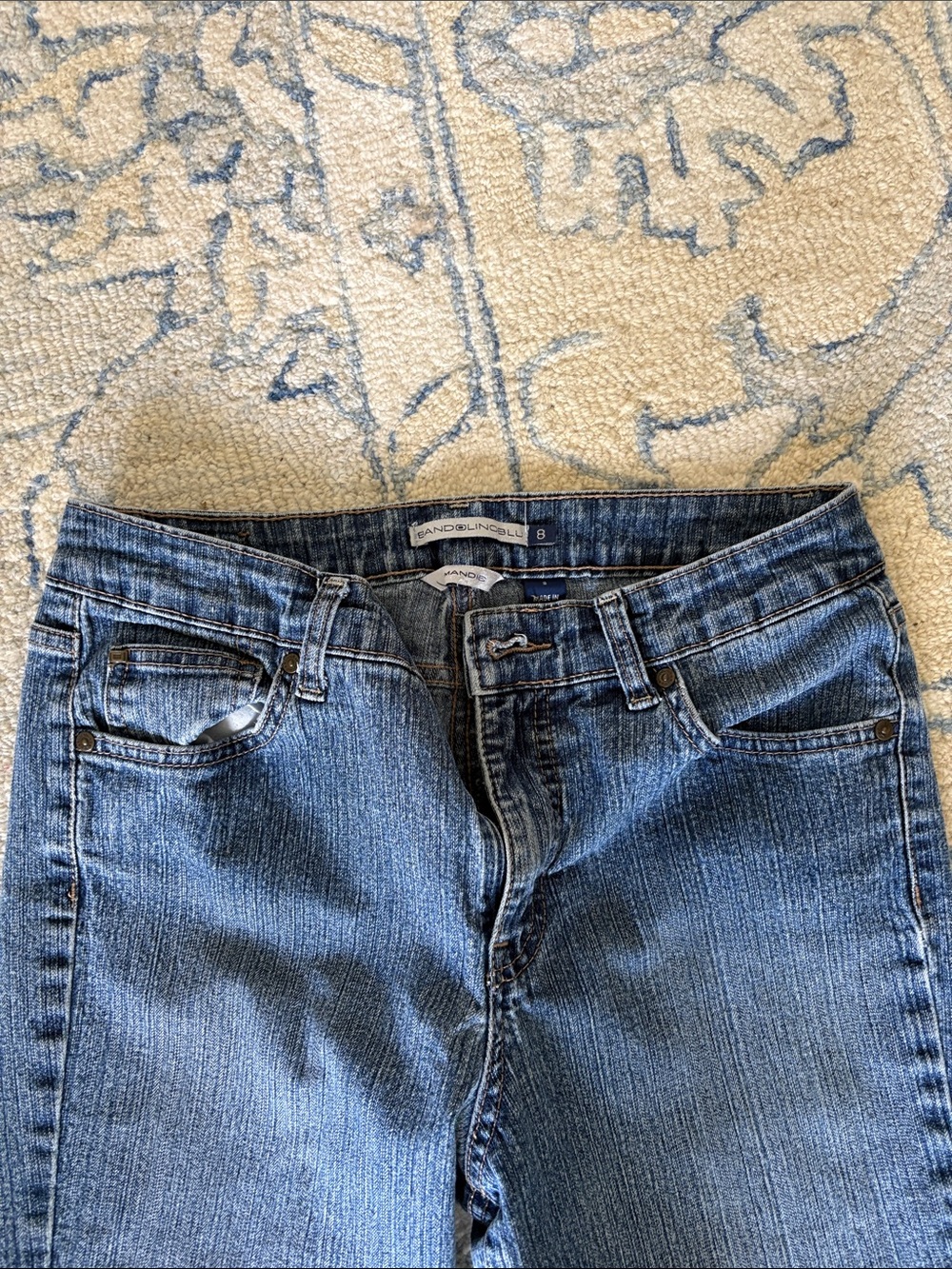 Straight-Leg Women's Jeans in Classic Blue Denim - Bandalino size 8